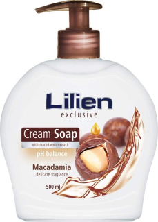 Lilien Tekuté mýdlo macadamia 500ml cena za kartonové balení